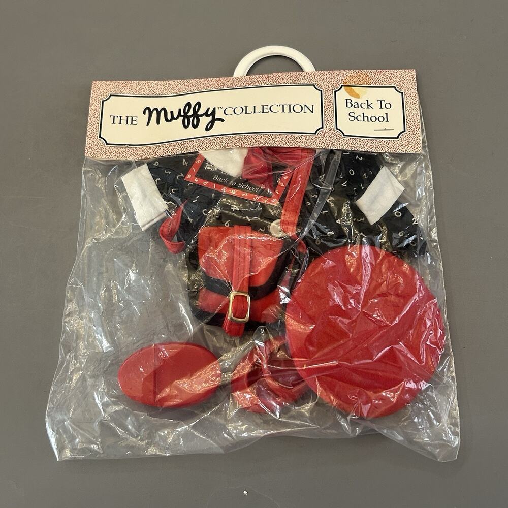 The Muffy Collection Vanderbear 1990 Back To School Outfit NABCO NOS Vintage